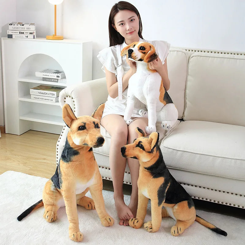 Dog Plush Toy – Realistic Stuffed Animal in Seven Styles
