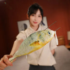 Yellow Croaker Fish Plush Pillow – Soft Stuffed Fish