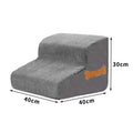 High-Density Foam Pet Stairs – Non-Slip, 2, 3 or 4 Steps for Dogs & Cats