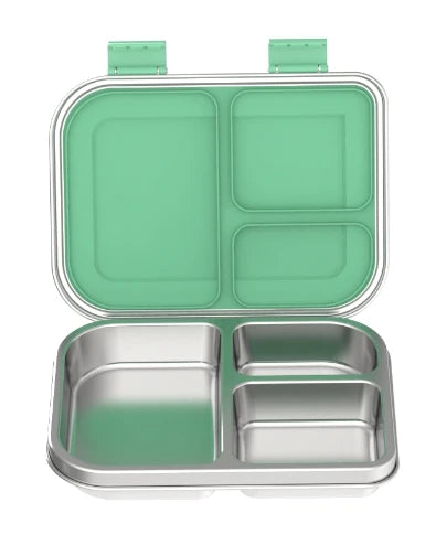 Stainless Steel Bento Lunch Box – 3-Compartment, 1000ml