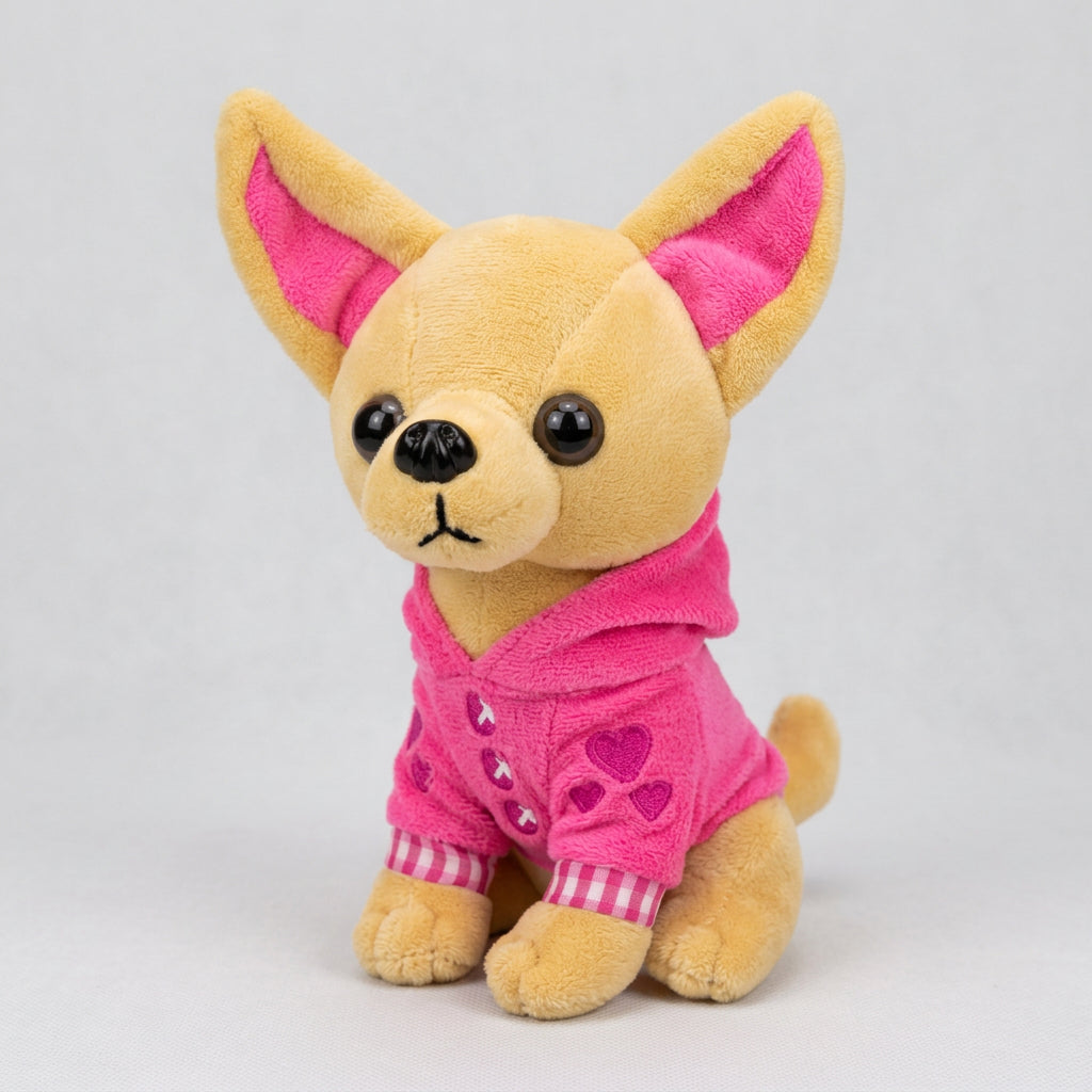 Chihuahua Puppy Plush Toy, 18cm, Four Color Options