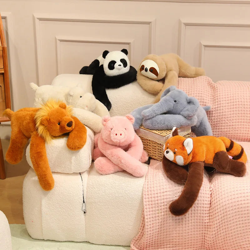 Long Arm Animal Plush Stuffed Toy | Hugging Pillow | PP Cotton | 7 Designs | 50 & 60cm