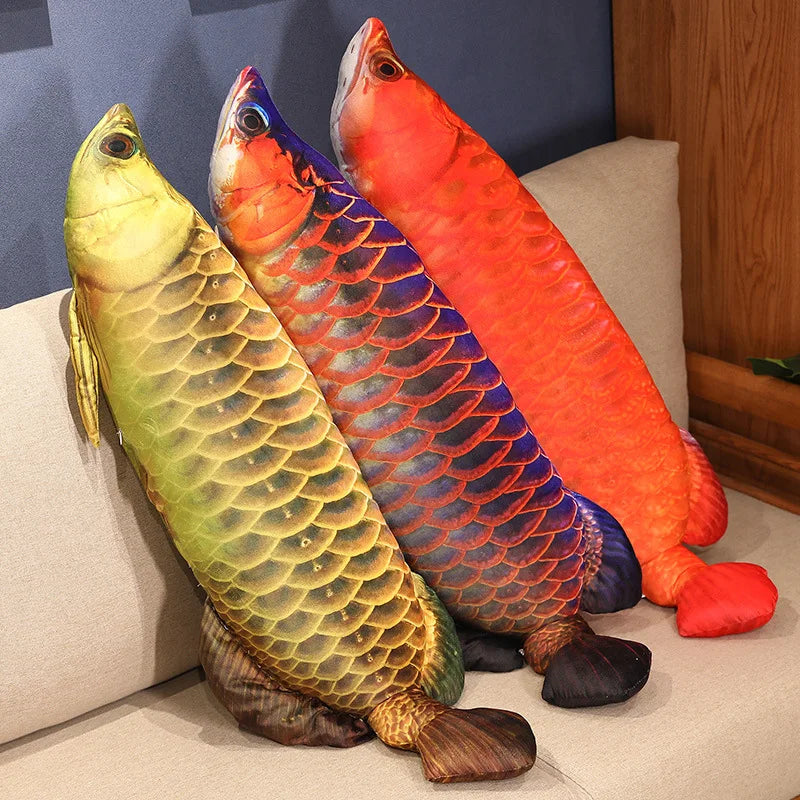 Plush Fish Cat Toy, Styles 1–14, 30–40cm | BHH Living