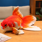 Goldfish Plush Pillow – Fish-Shaped Decorative Accent