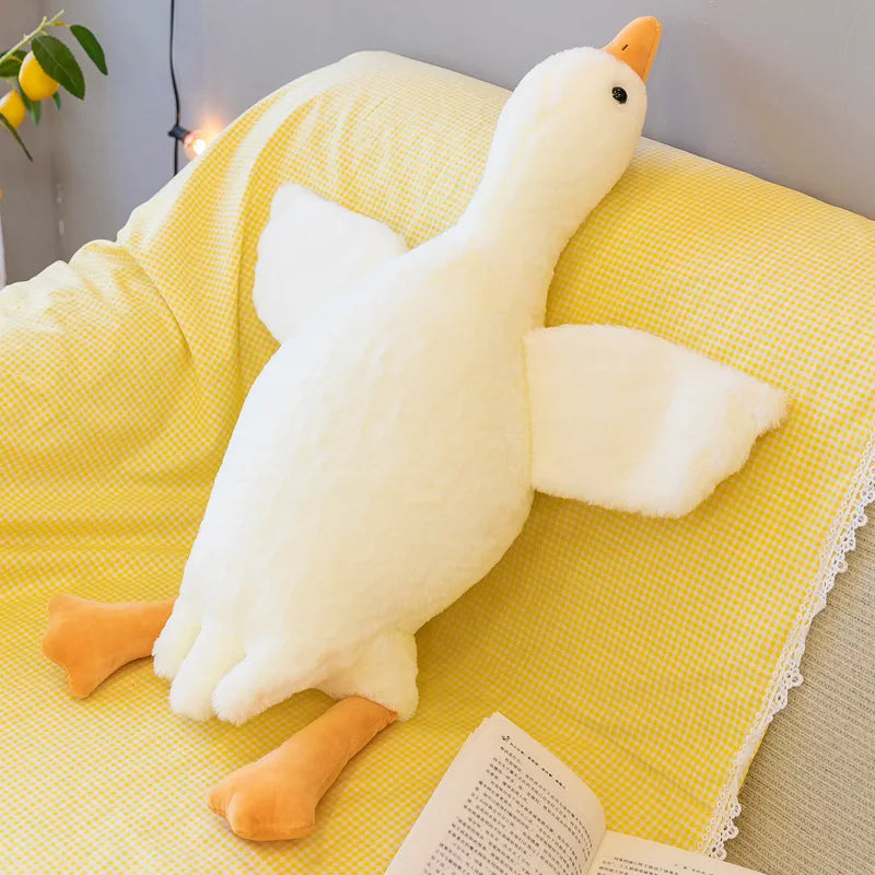 Kawaii Duck Plush Stuffed Toy | Standing & Sleeping Pillow Forms | PP Cotton | 5 Sizes