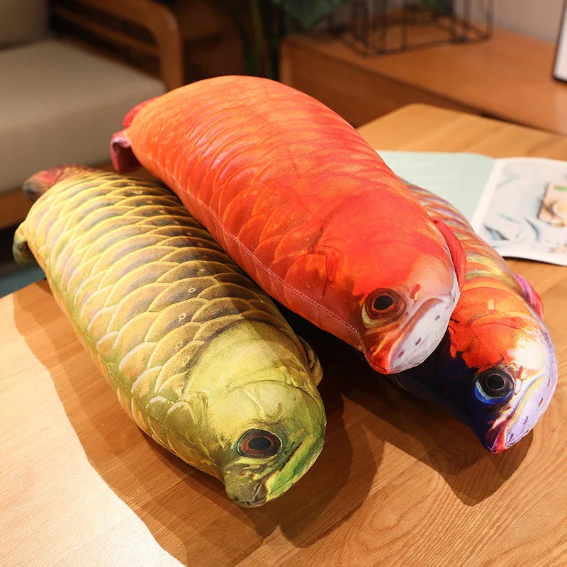 Plush Fish Cat Toy, Styles 1–14, 30–40cm | BHH Living