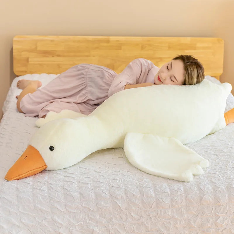 Kawaii Duck Plush Stuffed Toy | Standing & Sleeping Pillow Forms | PP Cotton | 5 Sizes