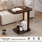 Rolling Coffee Table with Wheels | MDF | With Storage | 2 Sizes