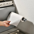 Magnetic Kitchen Paper Towel Holder – No-Drill Stainless Steel, Under-Cabinet or Fridge Mount
