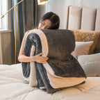 Double-Sided Fleece Throw Blanket & Duvet Cover – Anti-Pilling, Machine Washable, 12 Colours