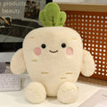 Kawaii Carrot & Turnip Plush Stuffed Toy | PP Cotton Fill | Desk Decoration | 2 Sizes