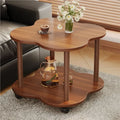 Round Wooden Side Table | Minimalist Modern | 40 × 40 × 48 cm | 4 Colours