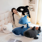 Sea Animal Plush Pillow – Whale, Dolphin, Shark & Sea Lion