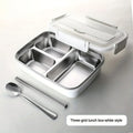 Stainless Steel Bento Lunch Box – 3-Compartment, Leakproof