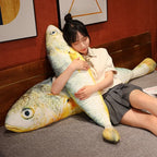 Yellow Croaker Fish Plush Pillow – Soft Stuffed Fish