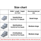 Sponge Pet Stairs for Dogs & Cats – Joint-Friendly, 2, 3 or 4 Steps