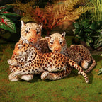 Lifelike Leopard Plush Stuffed Animal | PP Cotton | 4 Sizes 65–170cm