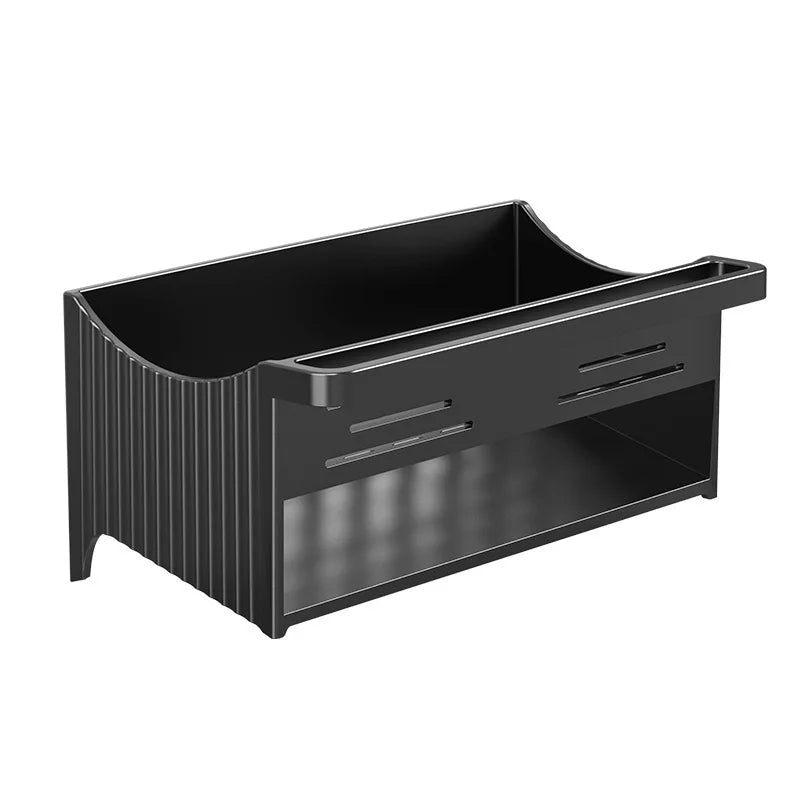 Sink Caddy Organizer with Drainage – Soap Sponge & Towel Holder for Kitchen & Bathroom