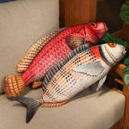 Photorealistic Marine Fish Plush Cushion | 6 Fish Species Styles | Printed Scale Detail | Flat Cushion Format | 4 Sizes: 50–110cm