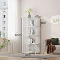 Dustproof Wardrobe Storage Rack with Curtain – 5 or 6 Layer, Single or Double Width