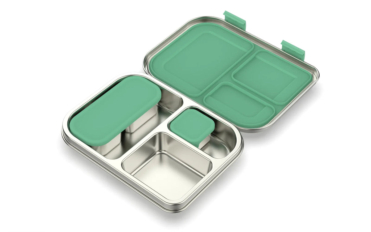 Stainless Steel Bento Lunch Box – 3-Compartment, 1000ml