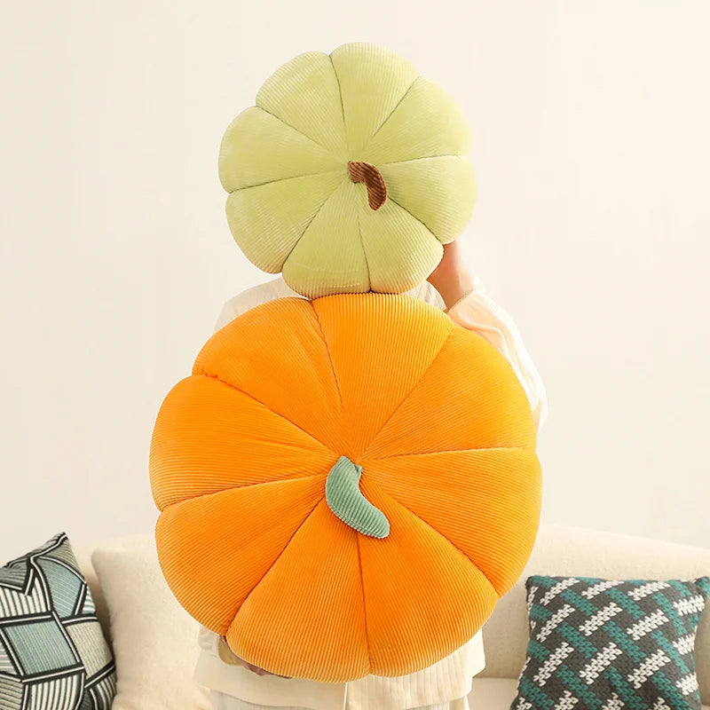 Kawaii Pumpkin Plush Cushion Pillow | Cotton | 6 Colours | 35cm