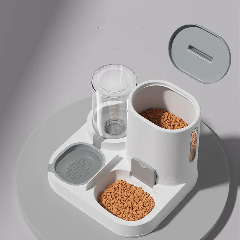 Pet Feeding & Drinking Bowl 2-in-1 – Large Capacity, for Dogs & Cats