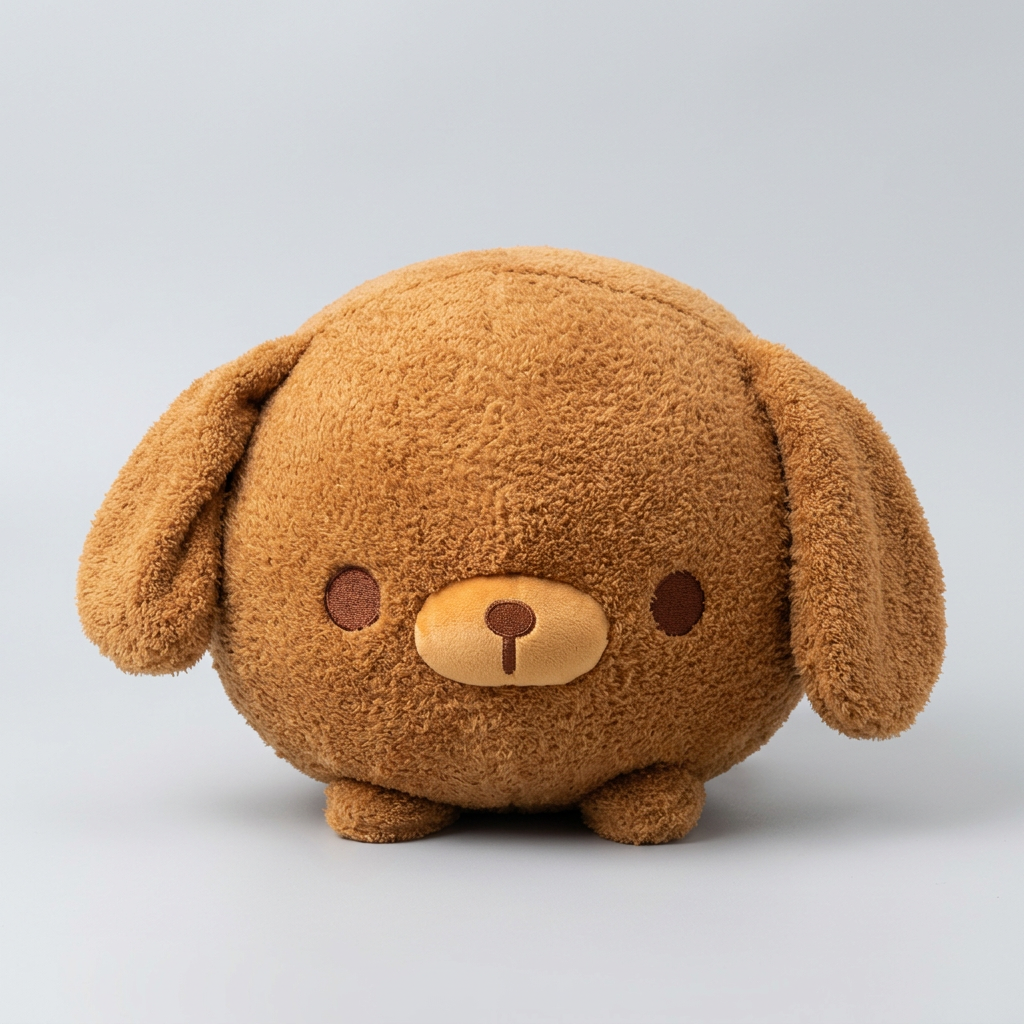 Kawaii Round Dog Hug Pillow Plush | 4 Styles | Sofa Cushion | 2 Sizes: 30 & 40cm