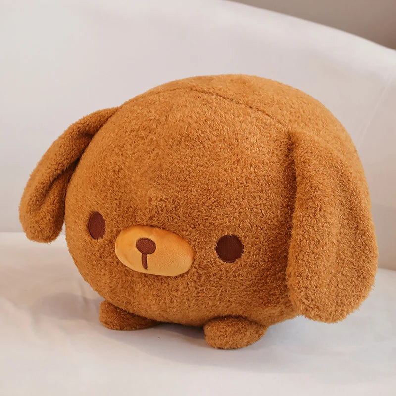 Kawaii Round Dog Hug Pillow Plush | 4 Styles | Sofa Cushion | 2 Sizes: 30 & 40cm