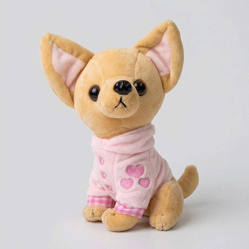 Chihuahua Puppy Plush Toy, 18cm, Four Color Options