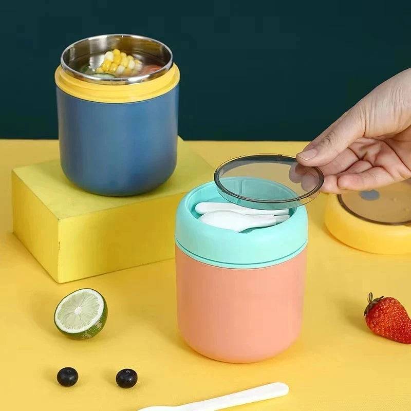 Insulated Stainless Steel Soup Thermos Jar – 530ml or 710ml, Leak-Proof Food Flask
