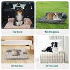 Faux Rabbit Fur Pet Mat | Coral Fleece | Washable | 75×75 cm | 5 Colours