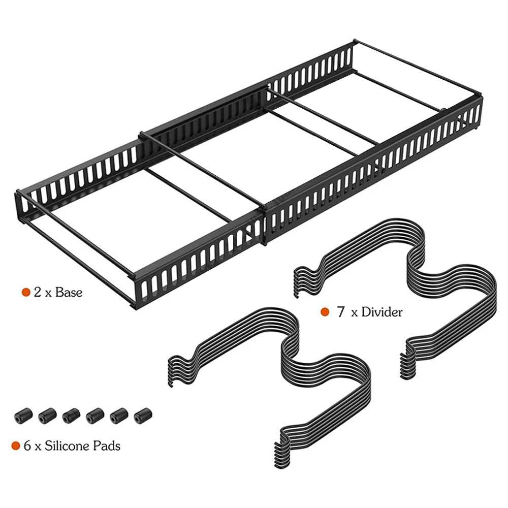 Adjustable Pot and Pan Organiser Rack – 7 or 12-Layer Kitchen Storage