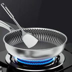 Tri-Ply 316 Stainless Steel Frying Pan – Double-Sided Honeycomb, All Cooktop Compatible