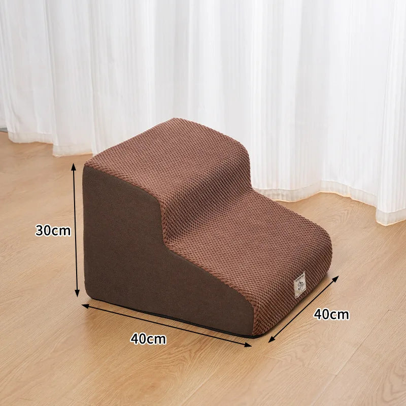 Detachable Washable Pet Stairs – 2, 3 or 4 Tiers, Non-Slip, for Bed & Sofa