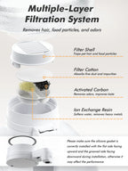 8L Gravity Pet Water Dispenser | Stainless Steel | Patented Leak-Free Faucet
