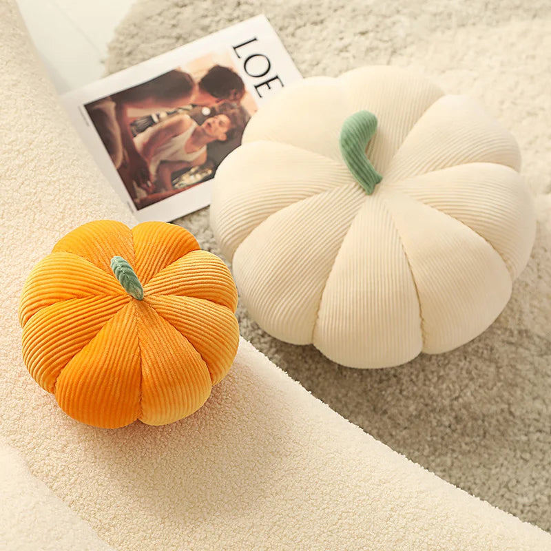 Kawaii Pumpkin Plush Cushion Pillow | Cotton | 6 Colours | 35cm