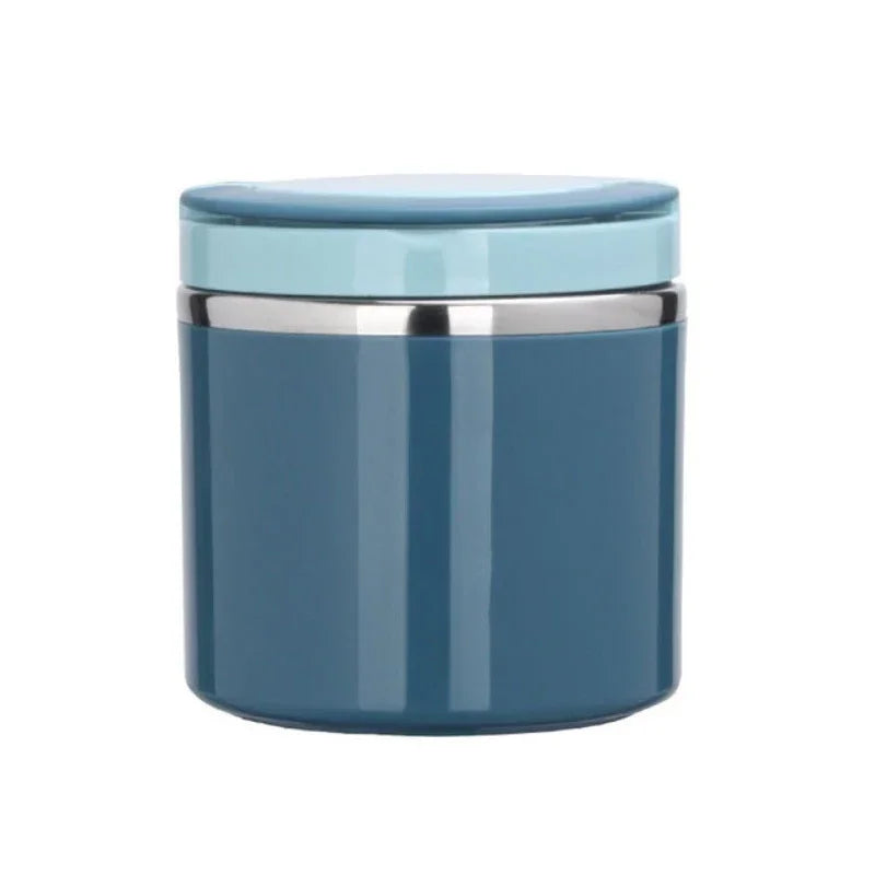Insulated Stainless Steel Food Jar – Wide Mouth Thermos Soup Container, 630ml or 1000ml, Pink, Blue or Green