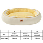 Fluffy Fleece Dog Bed | Removable Zipper Cover | Washable | 3 Sizes