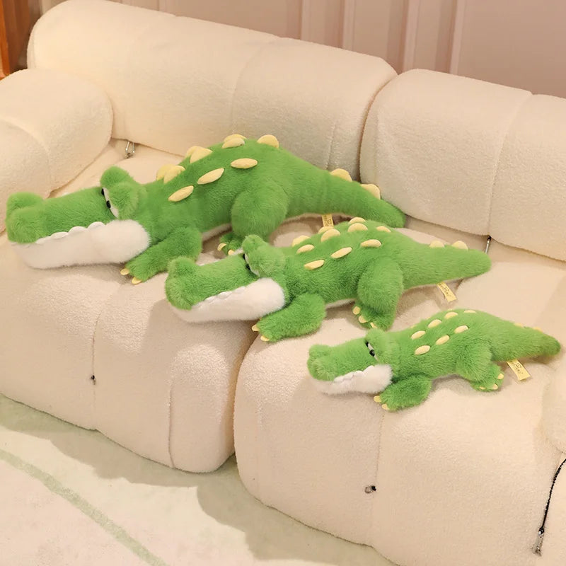 Green Crocodile Plush Toy – Fluffy Stuffed Animal
