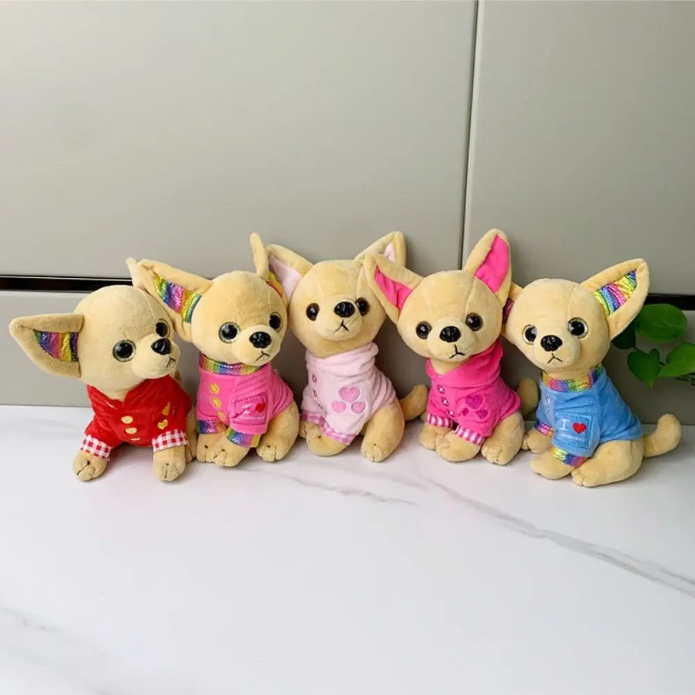 Chihuahua Puppy Plush Toy, 18cm, Four Color Options