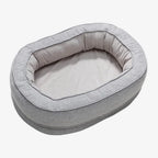 Corduroy Bolster Pet Sofa Bed | Waterproof Inner Cover | Detachable & Washable | 2 Sizes