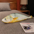 Yellow Croaker Fish Plush Pillow – Soft Stuffed Fish