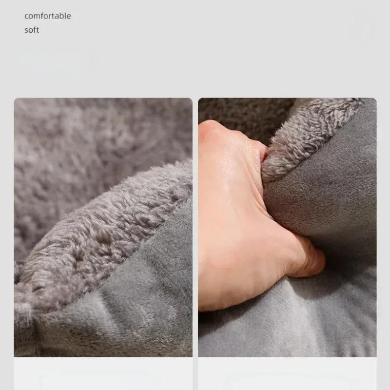 Plush Pet Cushion Bed | Cats & Dogs | Breathable | 3 Colours | 5 Sizes
