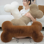 Bone-Shaped Plush – Fluffy Pillow or Mini Pendant