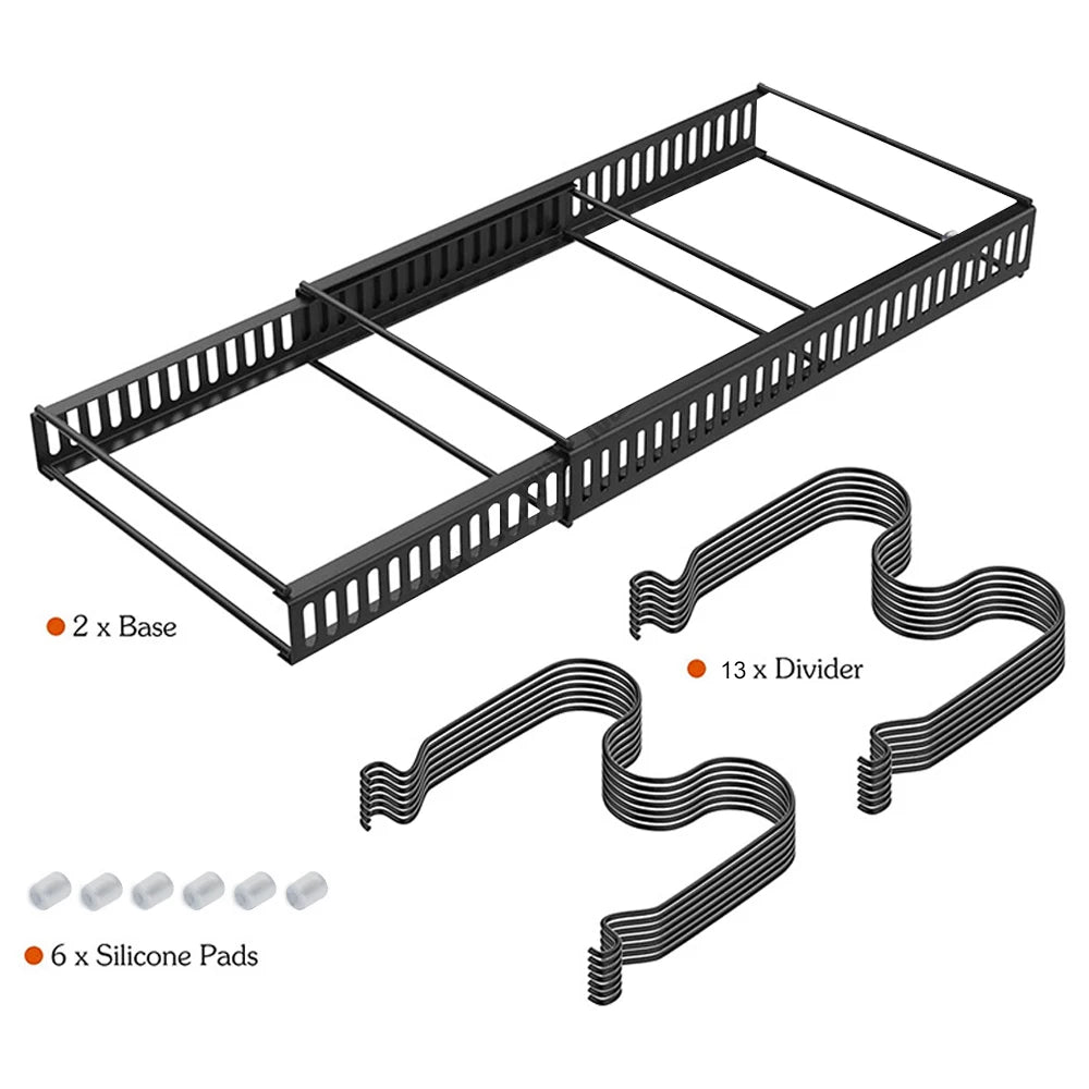 Adjustable Pot and Pan Organiser Rack – 7 or 12-Layer Kitchen Storage