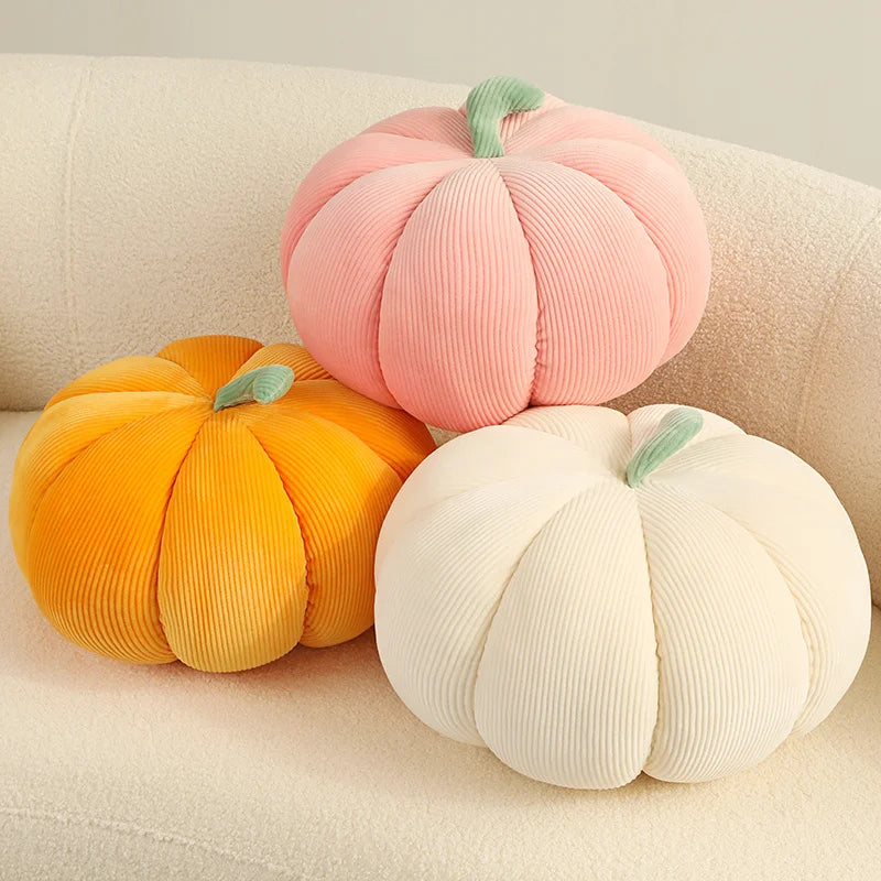 Kawaii Pumpkin Plush Cushion Pillow | Cotton | 6 Colours | 35cm