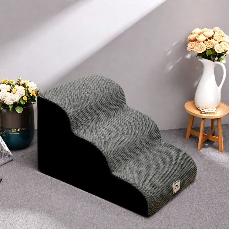 Detachable Washable Pet Stairs – 2, 3 or 4 Tiers, Non-Slip, for Bed & Sofa