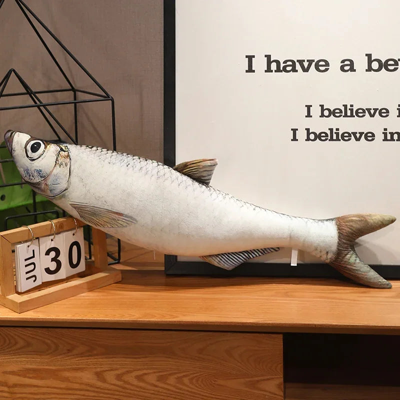Fish Plush Pillow, Styles A–H, 40–100cm | BHH Living