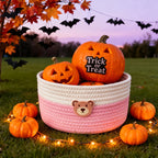 Bear Fabric Storage Basket for Toys, Clothes & Home Decor